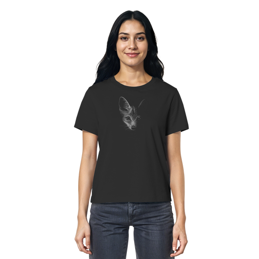 Fuchs Kritzelkunst Illustration - Ladies Organic Shirt