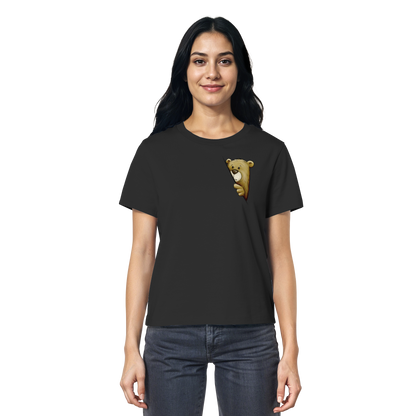 Funky Bär Illustration - Ladies Organic Shirt