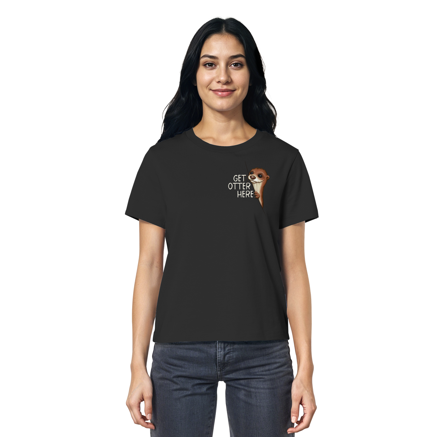 Get Otter Here | Lustiger Otter Kalauer - Ladies Organic Shirt