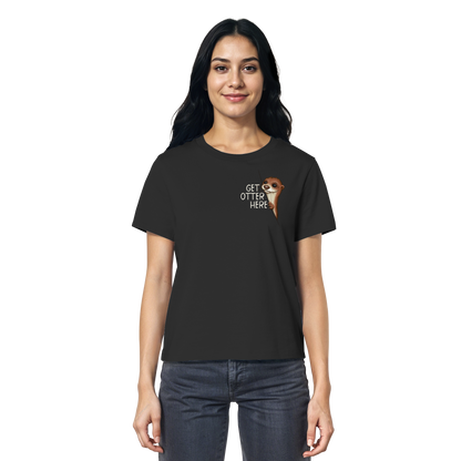 Get Otter Here | Lustiger Otter Kalauer - Ladies Organic Shirt