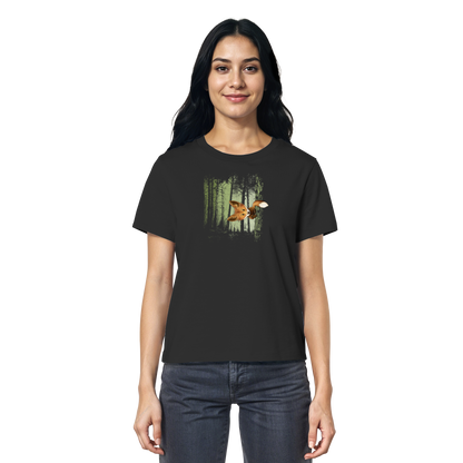 Fuchs im Zwielicht-Wald - Ladies Organic Shirt