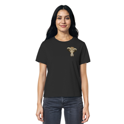 Bockiges Mufflon Widder Schafbock - Ladies Organic Shirt