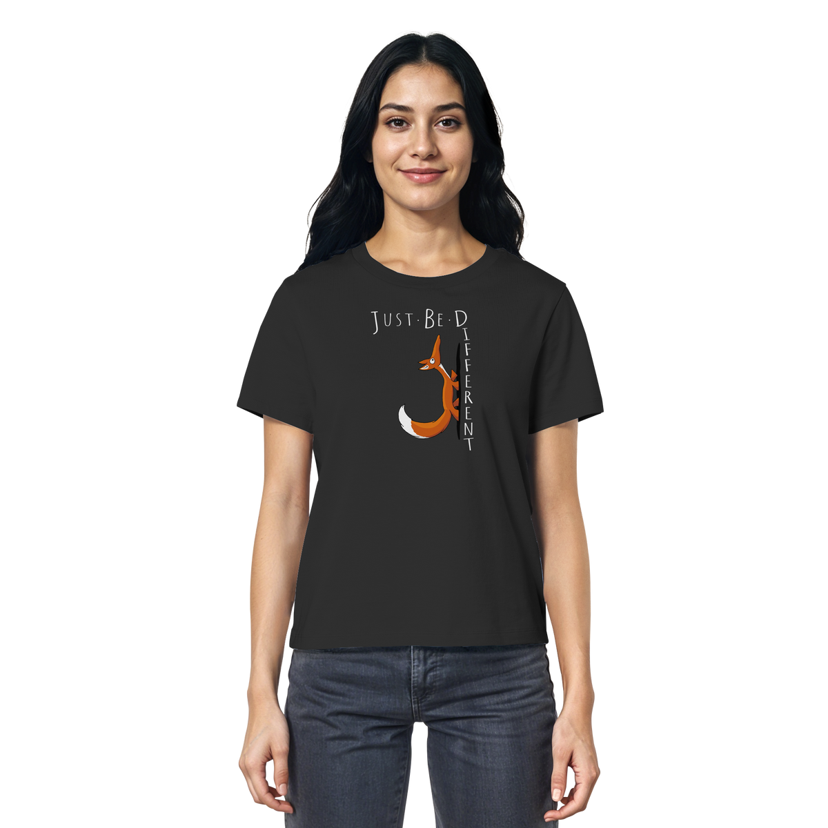 Just Be Different | Sei Anders, kleiner Fuchs - Ladies Organic Shirt