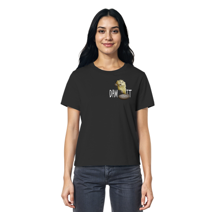 Dam It Verdammt Lustiger Biber - Ladies Organic Shirt