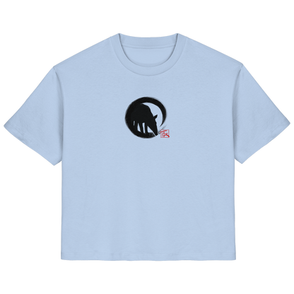 Zen Tapir im japanischen Enso Kreis - Ladies Organic Shirt