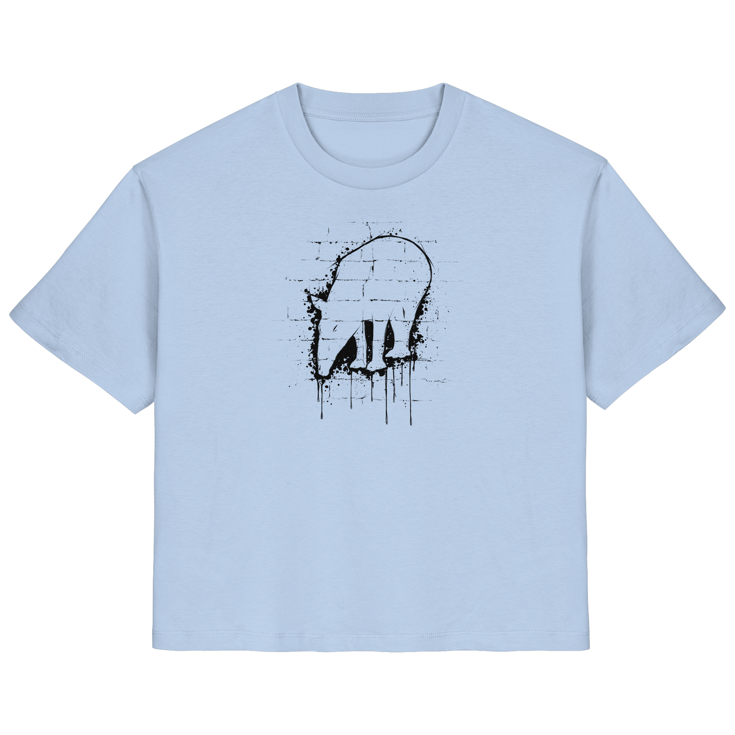 Urban Street Art Tapir Silhouette - Ladies Organic Shirt