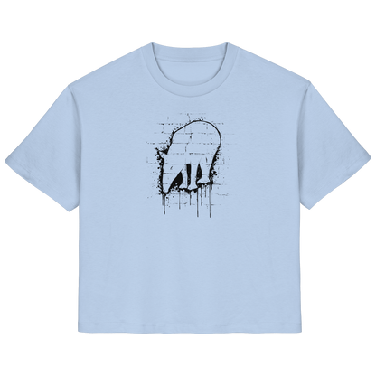 Urban Street Art Tapir Silhouette - Ladies Organic Shirt