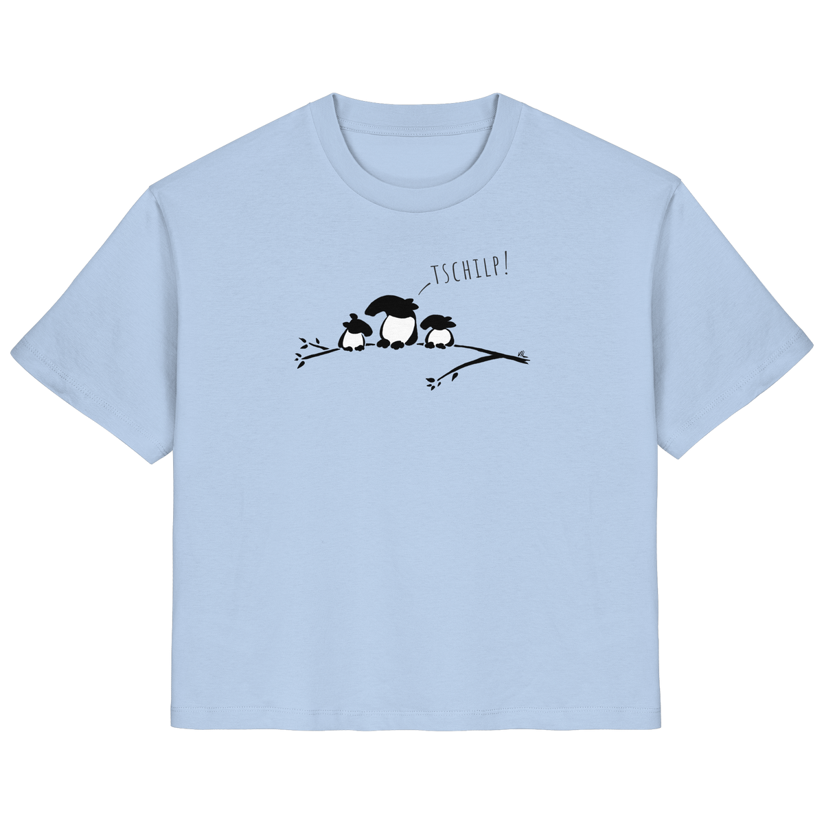 Drei kleine Tapir-Vögel - Ladies Organic Shirt