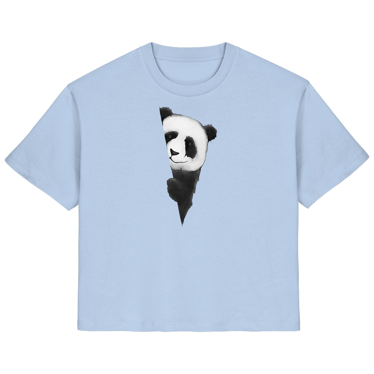 Panda Bär Illustration - Ladies Organic Shirt