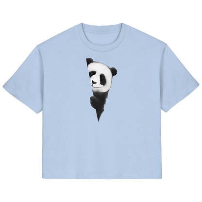 Panda Bär Illustration - Ladies Organic Shirt