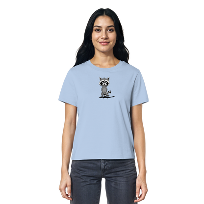 Frecher kleiner Waschbär - Ladies Organic Shirt