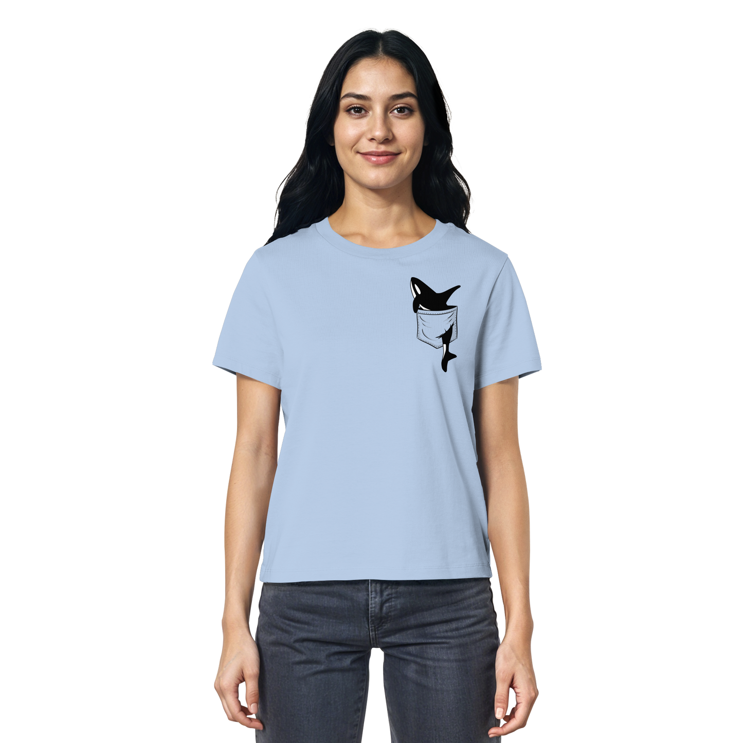 Orca In Deiner Tasche - Ladies Organic Shirt
