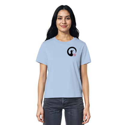 Moin kreischende japanische Enso Möwe - Ladies Organic Shirt