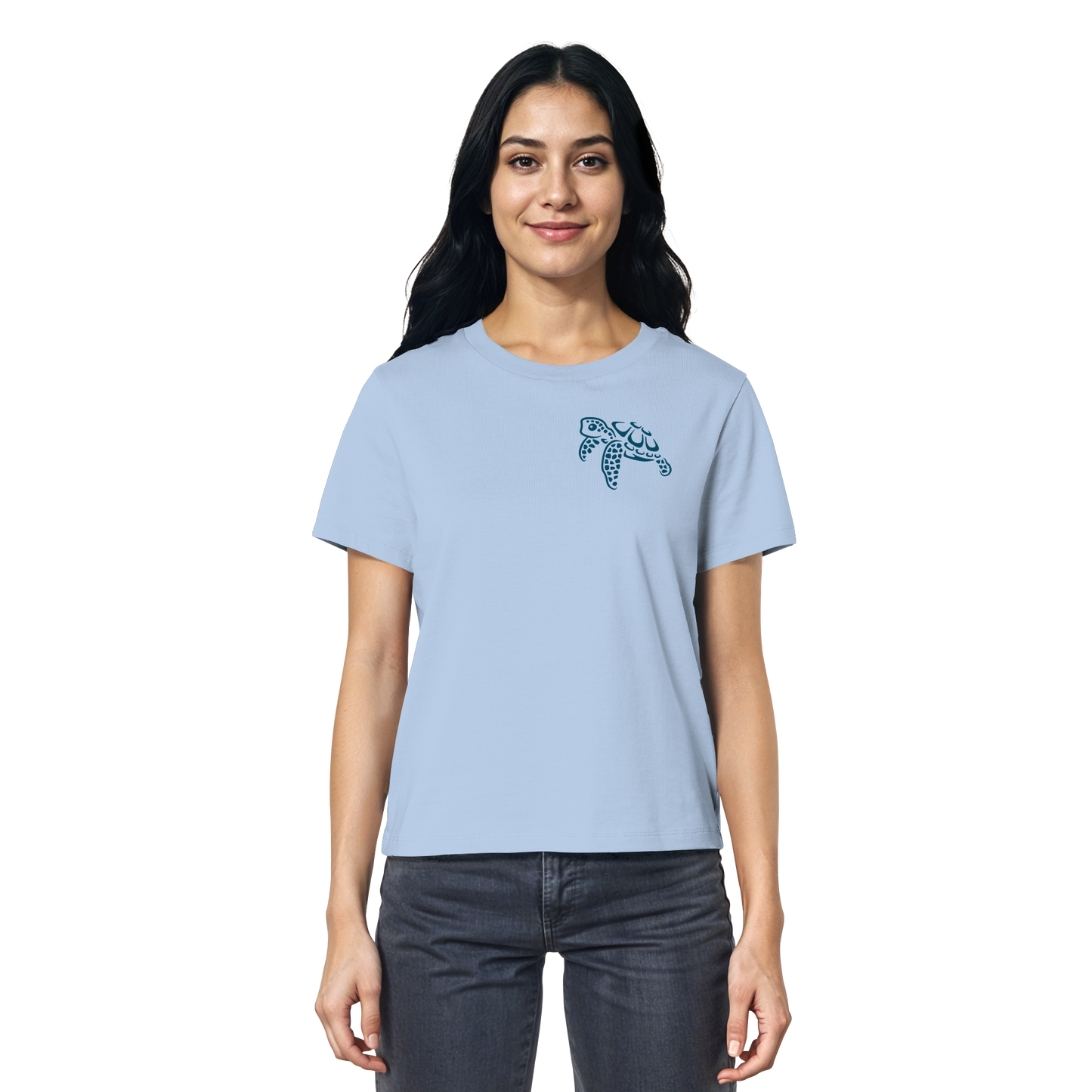 Lässig lustige Wasserschildkröte - Ladies Organic Shirt