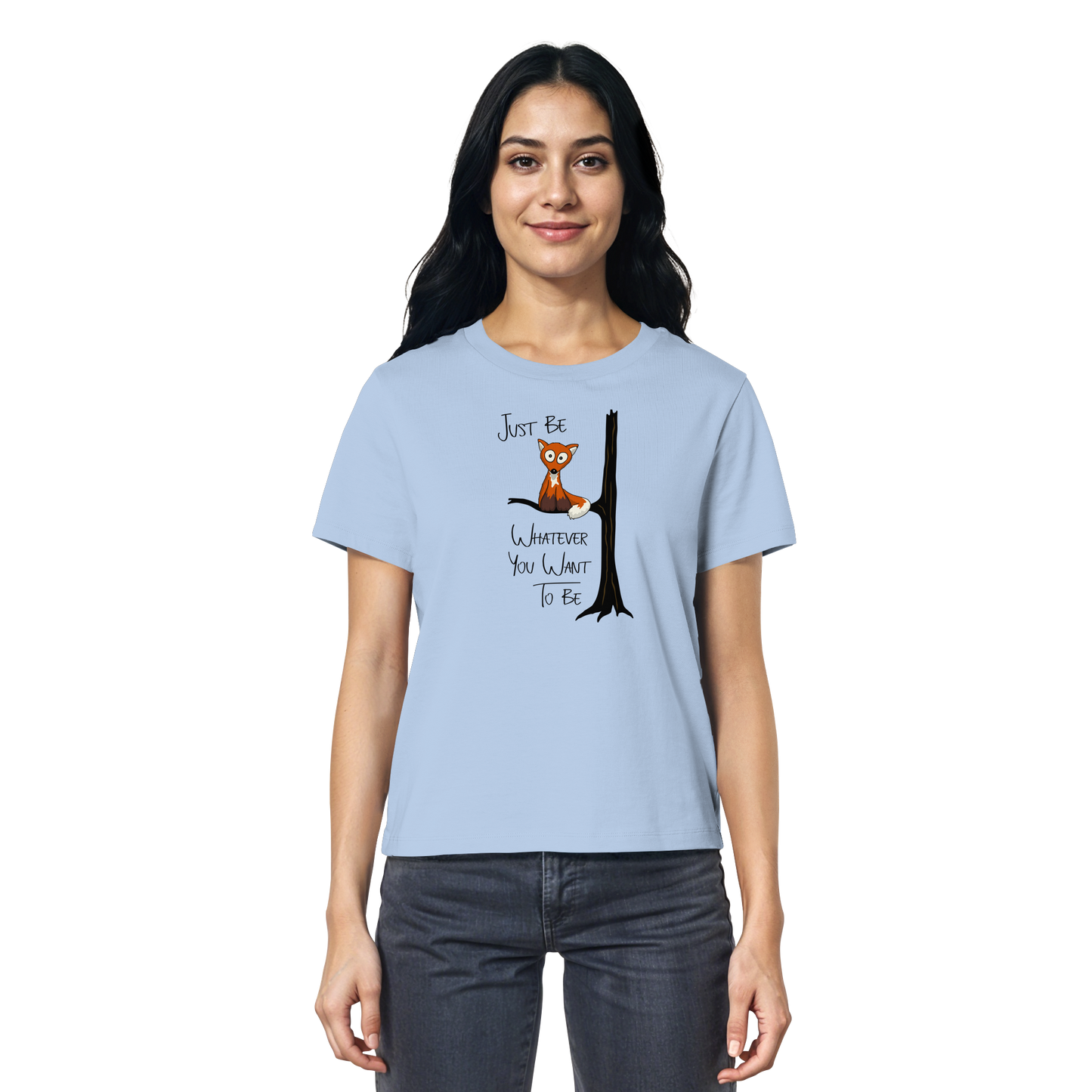 Just Be Whatever | Fuchs wie Eule - Ladies Organic Shirt