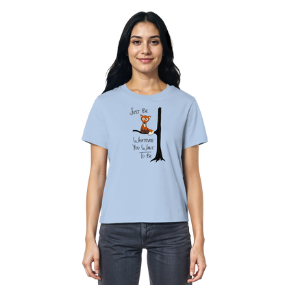 Just Be Whatever | Fuchs wie Eule - Ladies Organic Shirt