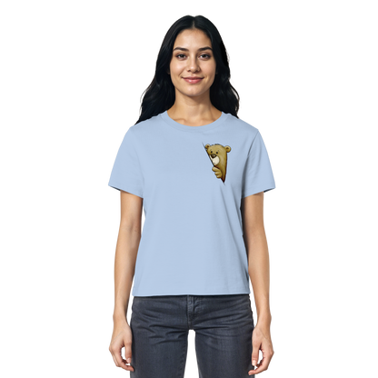 Funky Bär Illustration - Ladies Organic Shirt