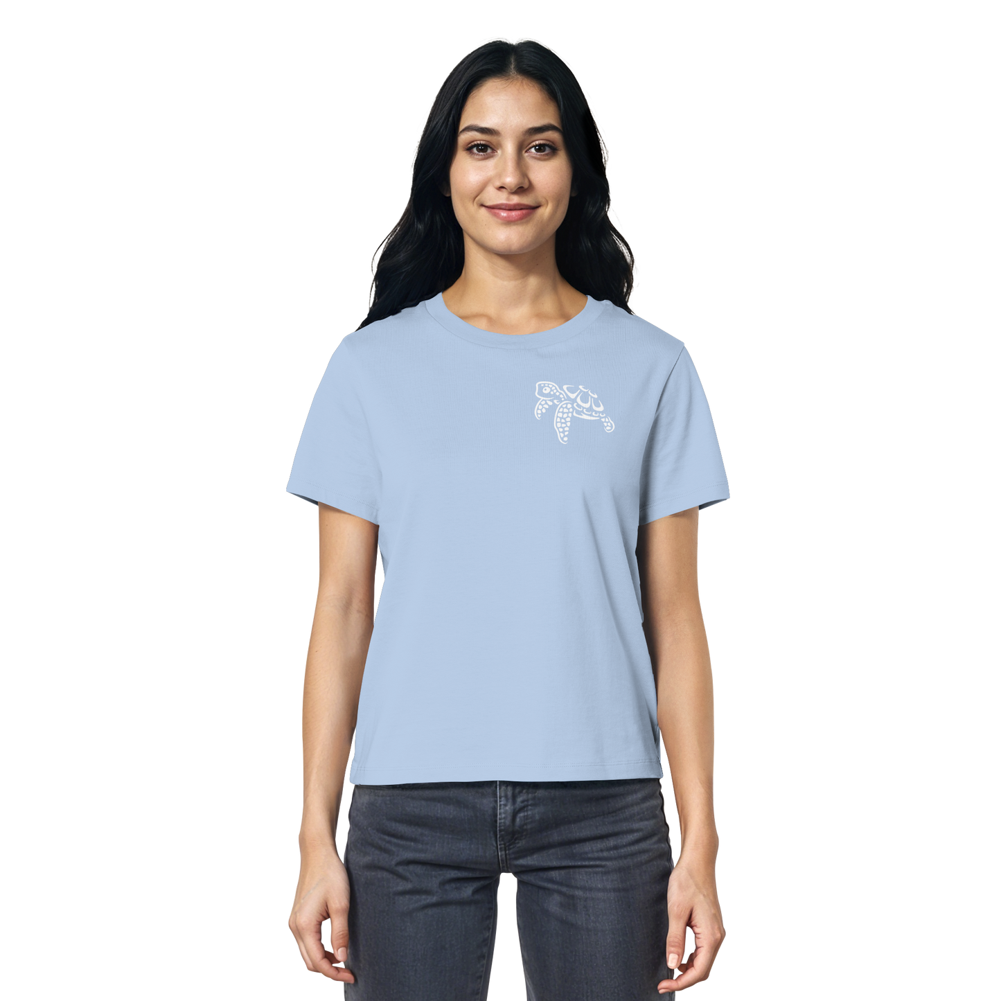 schwimmende Meeres-Schildkröte - Ladies Organic Shirt