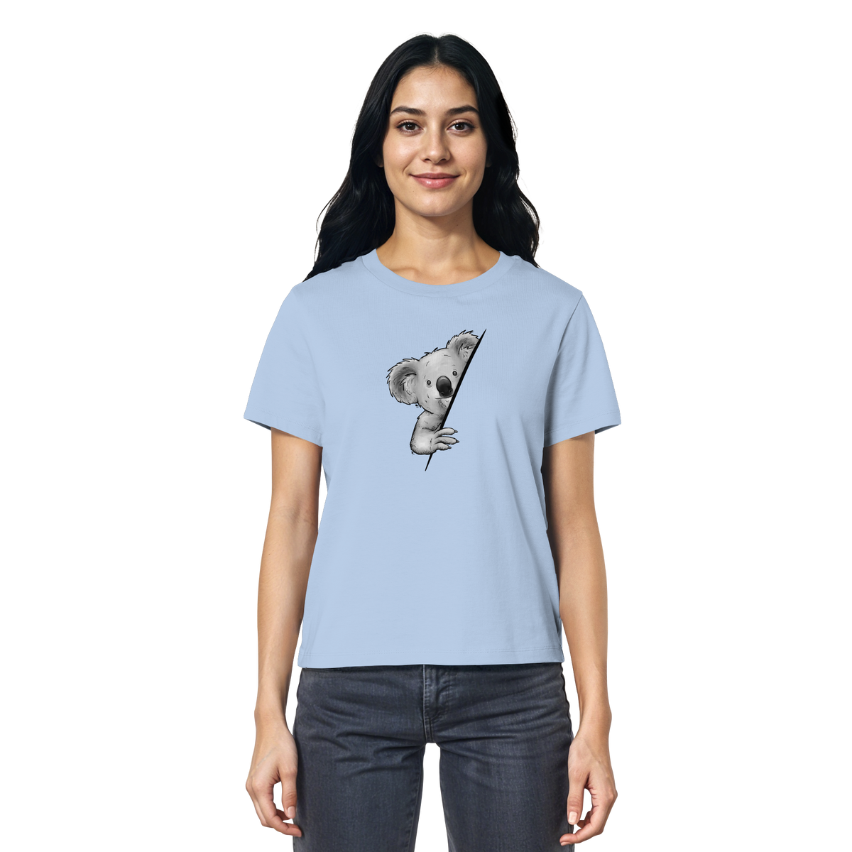 Koala Bär Illustration - Ladies Organic Shirt