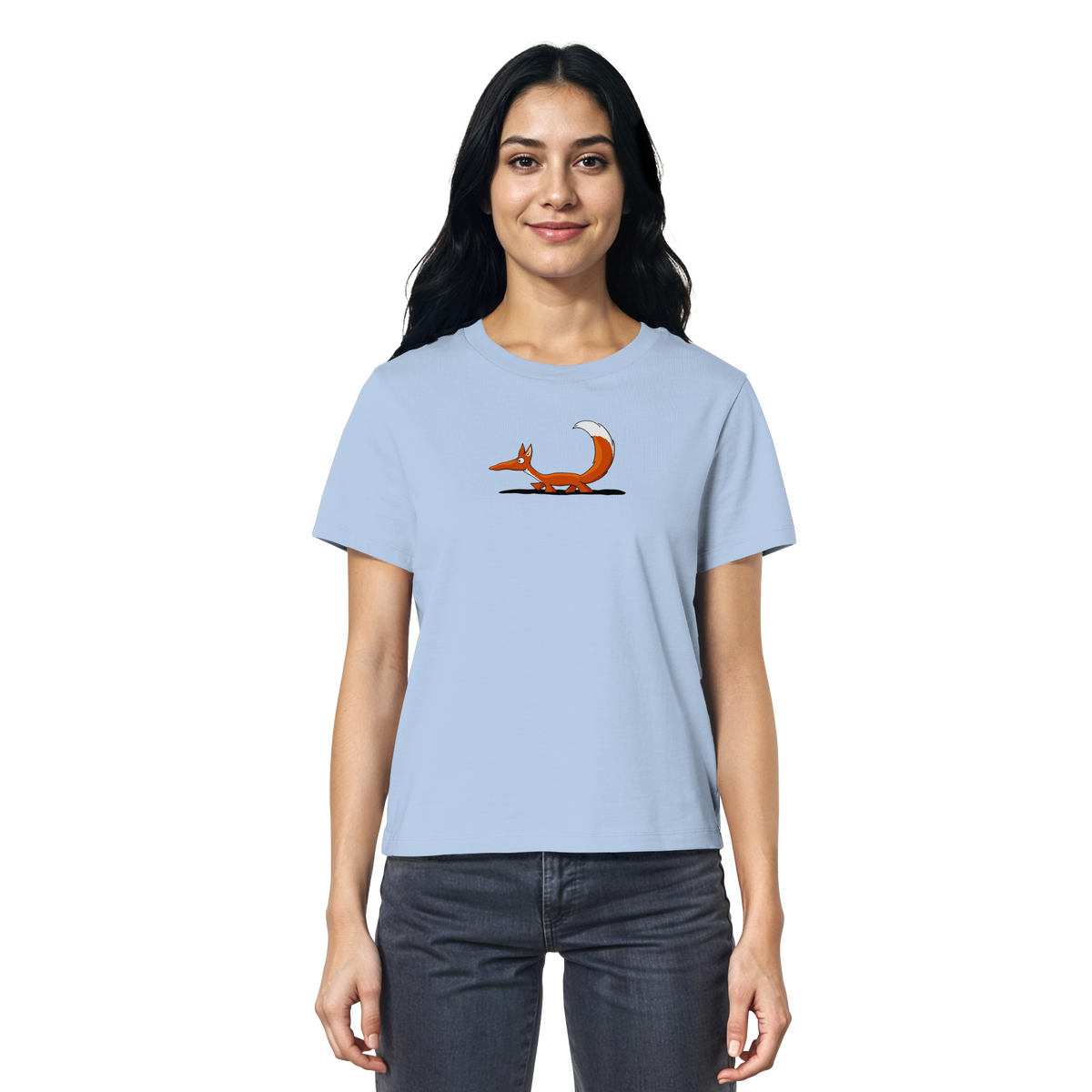 Lässiger cooler Fuchs | Mr. Fox, der Schleicher - Ladies Organic Shirt