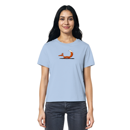 Lässiger cooler Fuchs | Mr. Fox, der Schleicher - Ladies Organic Shirt