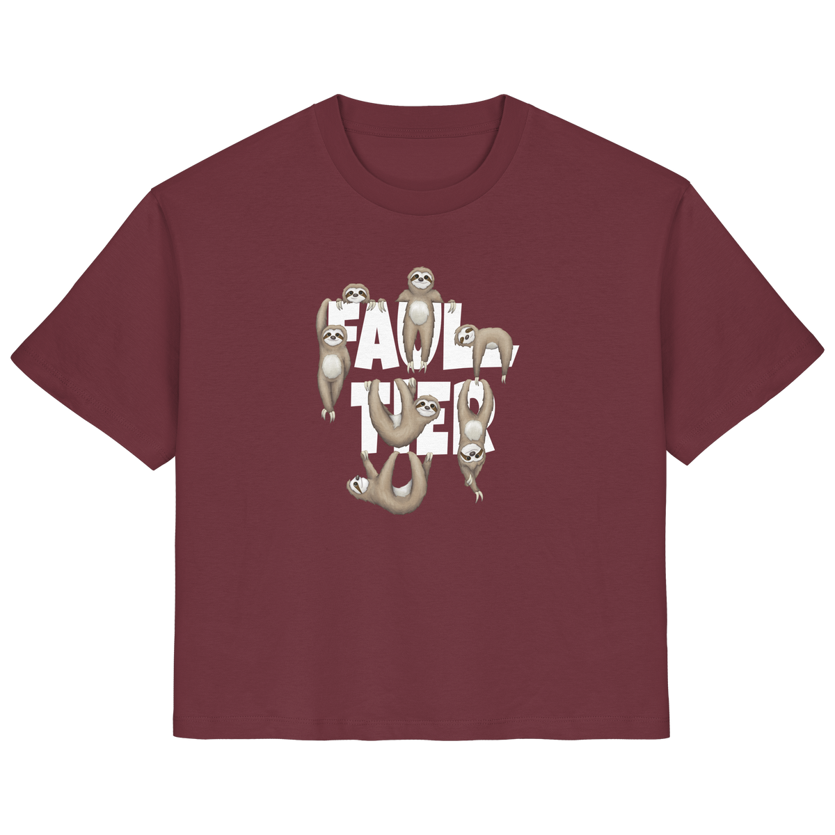 Viele gechillte Faultiere - Ladies Organic Shirt