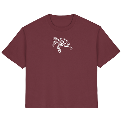 schwimmende Meeres-Schildkröte - Ladies Organic Shirt