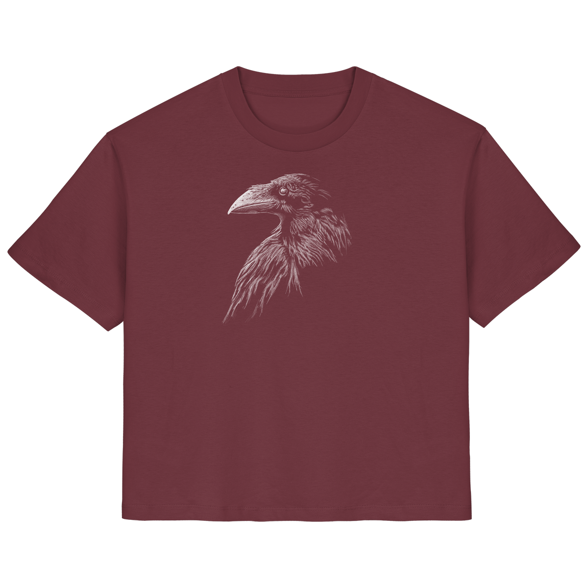 Kritzelkunst Rabe Krähe - Ladies Organic Shirt