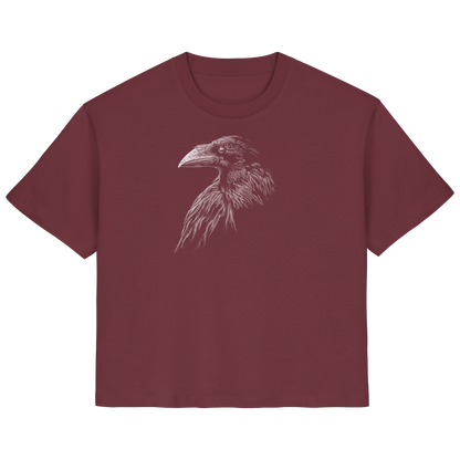 Kritzelkunst Rabe Krähe - Ladies Organic Shirt