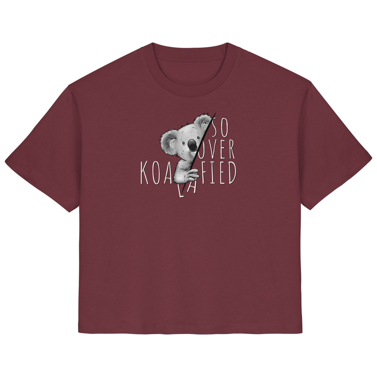 So Over-Koalafied Koala - Ladies Organic Shirt