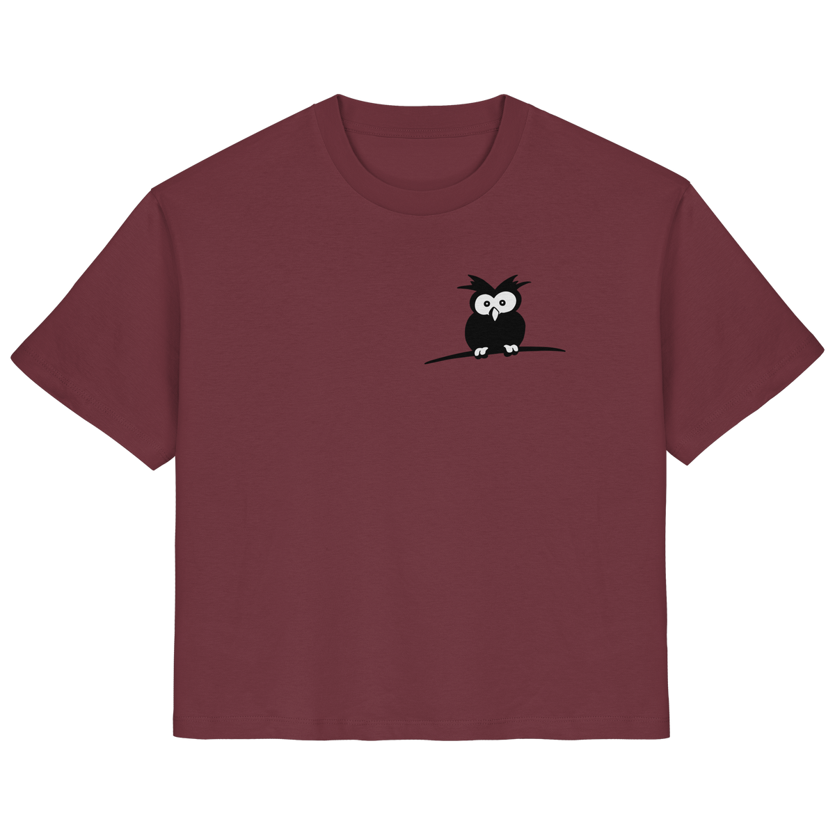 Kleine struppige Eule - Ladies Organic Shirt