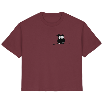 Kleine struppige Eule - Ladies Organic Shirt