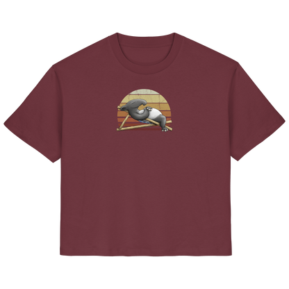 Lässiger Retro Sundown Tapir - Ladies Organic Shirt