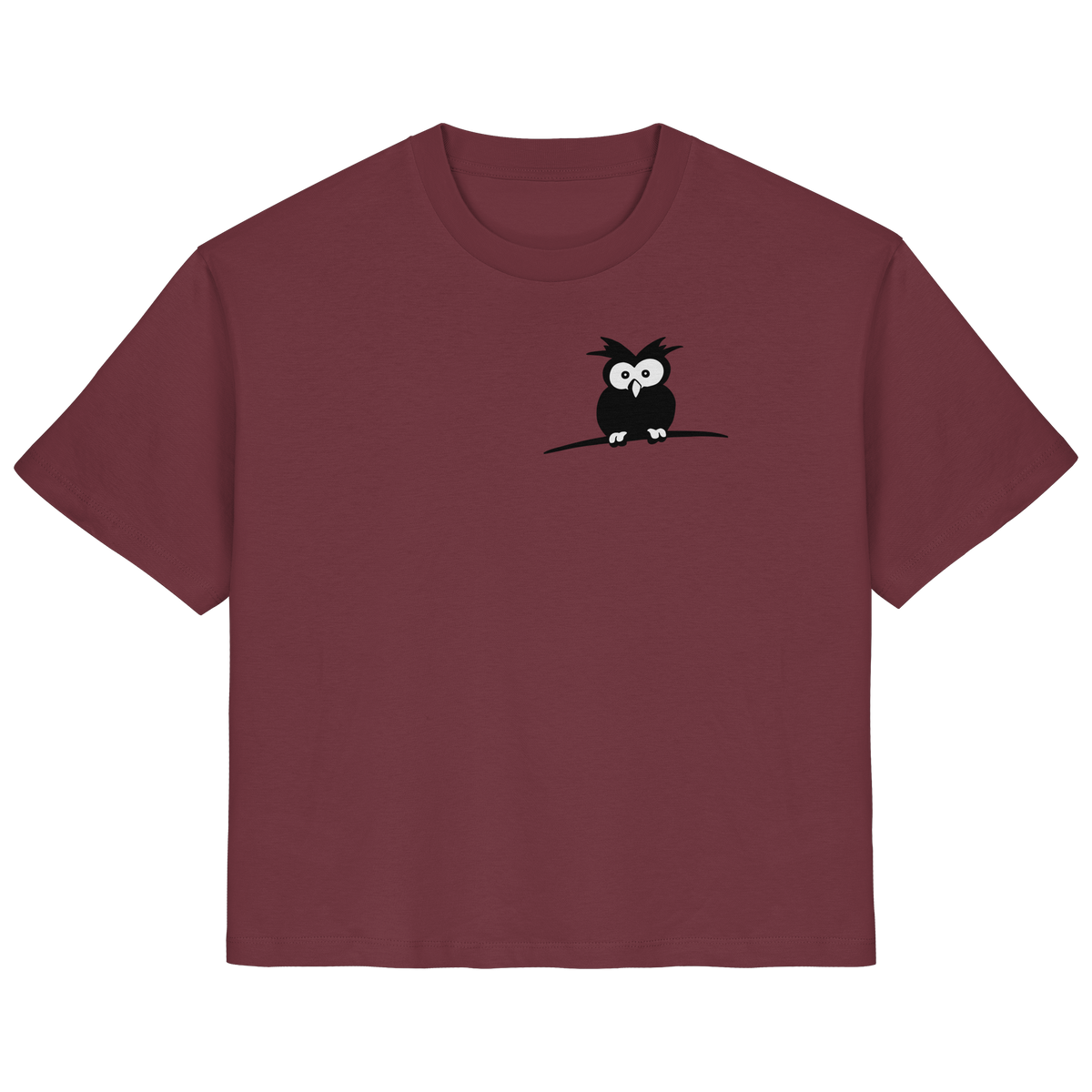 Kleine struppige Eule - Ladies Organic Shirt