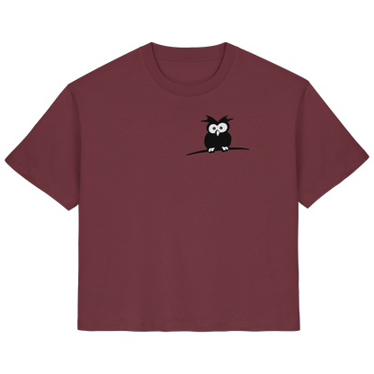 Kleine struppige Eule - Ladies Organic Shirt