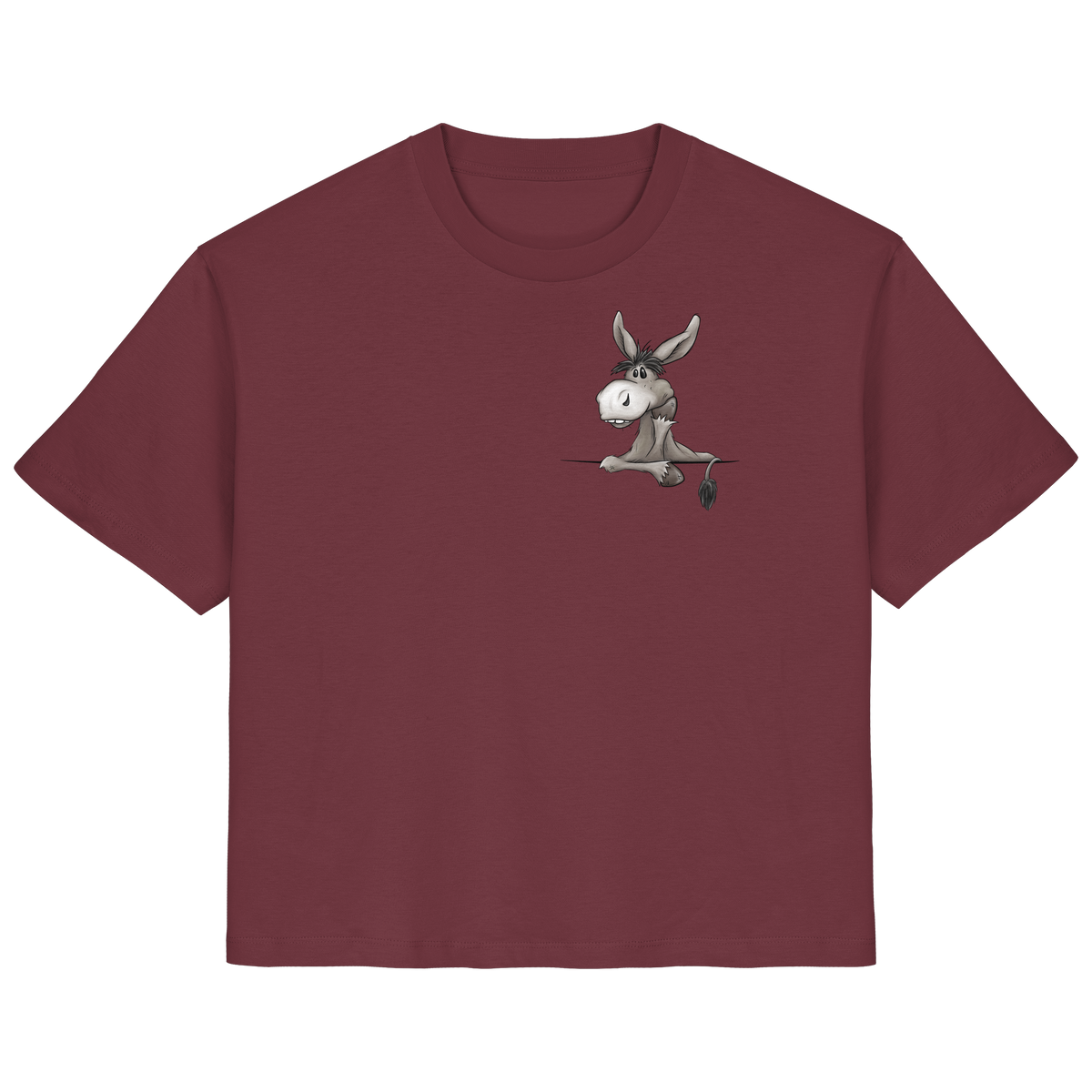 Lustiger lässiger Esel - Ladies Organic Shirt