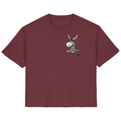Lustiger lässiger Esel - Ladies Organic Shirt