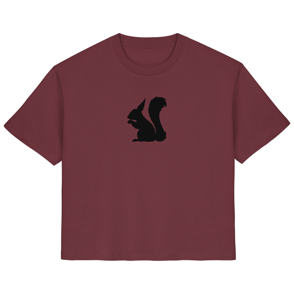 Eichhörnchen Silhouette - Ladies Organic Shirt