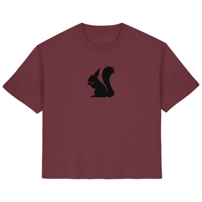 Eichhörnchen Silhouette - Ladies Organic Shirt