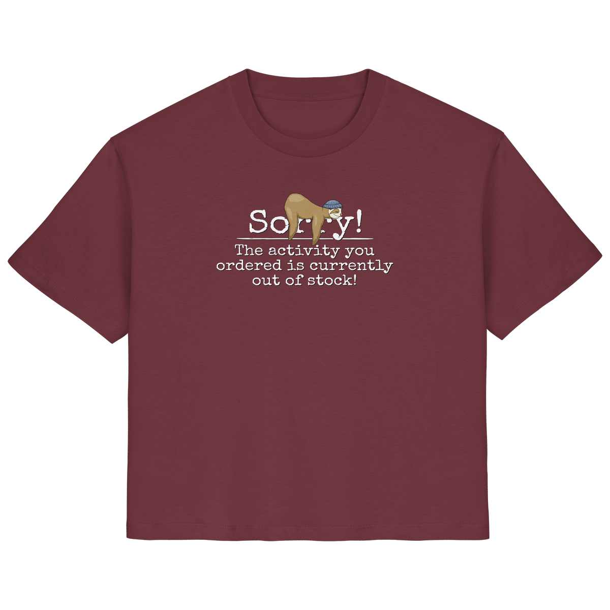 No-Activity Faultier - Ladies Organic Shirt