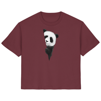 Panda Bär Illustration - Ladies Organic Shirt