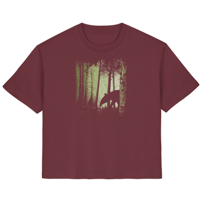 Lässiger Tapir im Zwielicht Wald - Ladies Organic Shirt