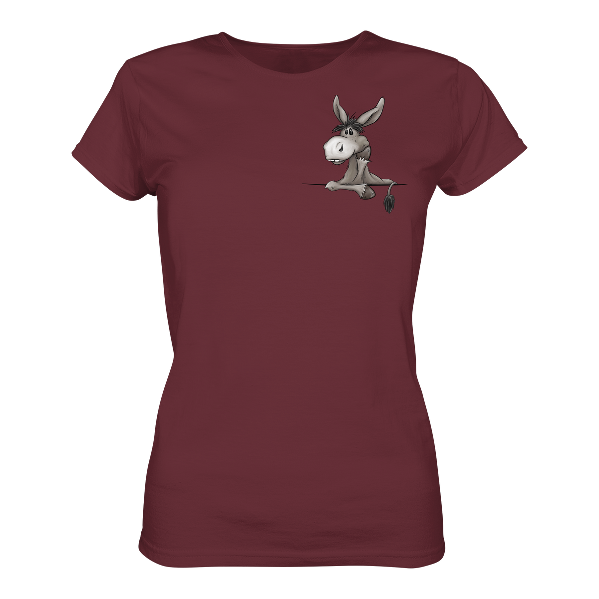 Lustiger lässiger Esel - Ladies Organic Shirt