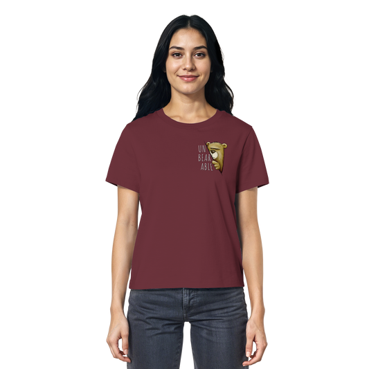 Unbearable – Unerträglich Bär - Ladies Organic Shirt