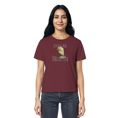 Einfach mal Durchbeissen Biber - Ladies Organic Shirt