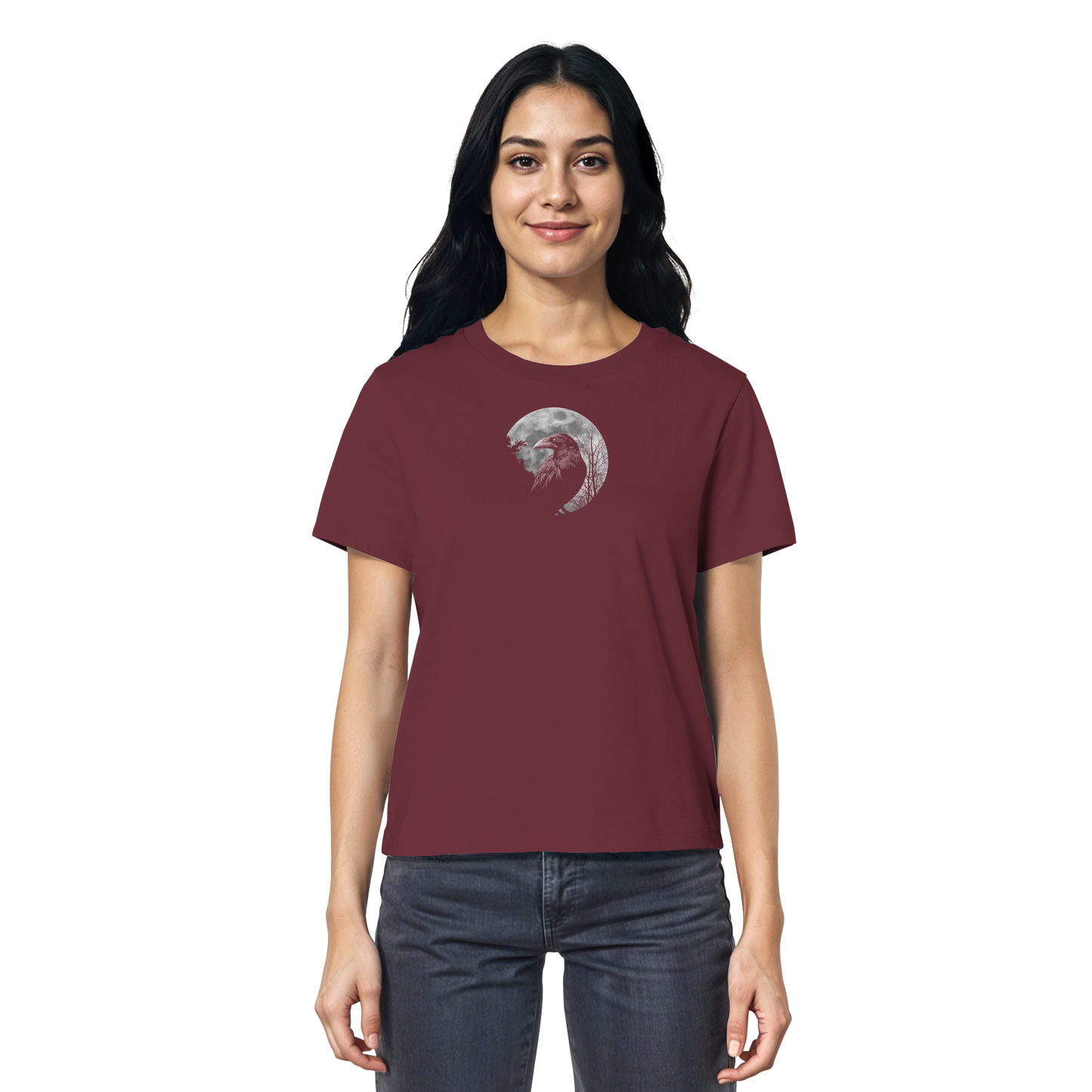 Vollmond-Rabe - Ladies Organic Shirt