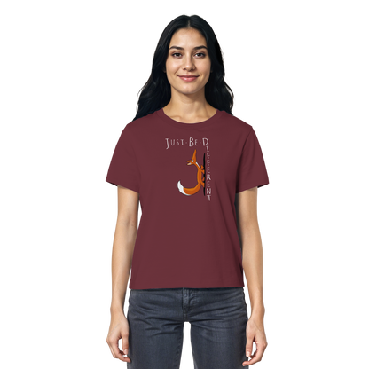 Just Be Different | Sei Anders, kleiner Fuchs - Ladies Organic Shirt