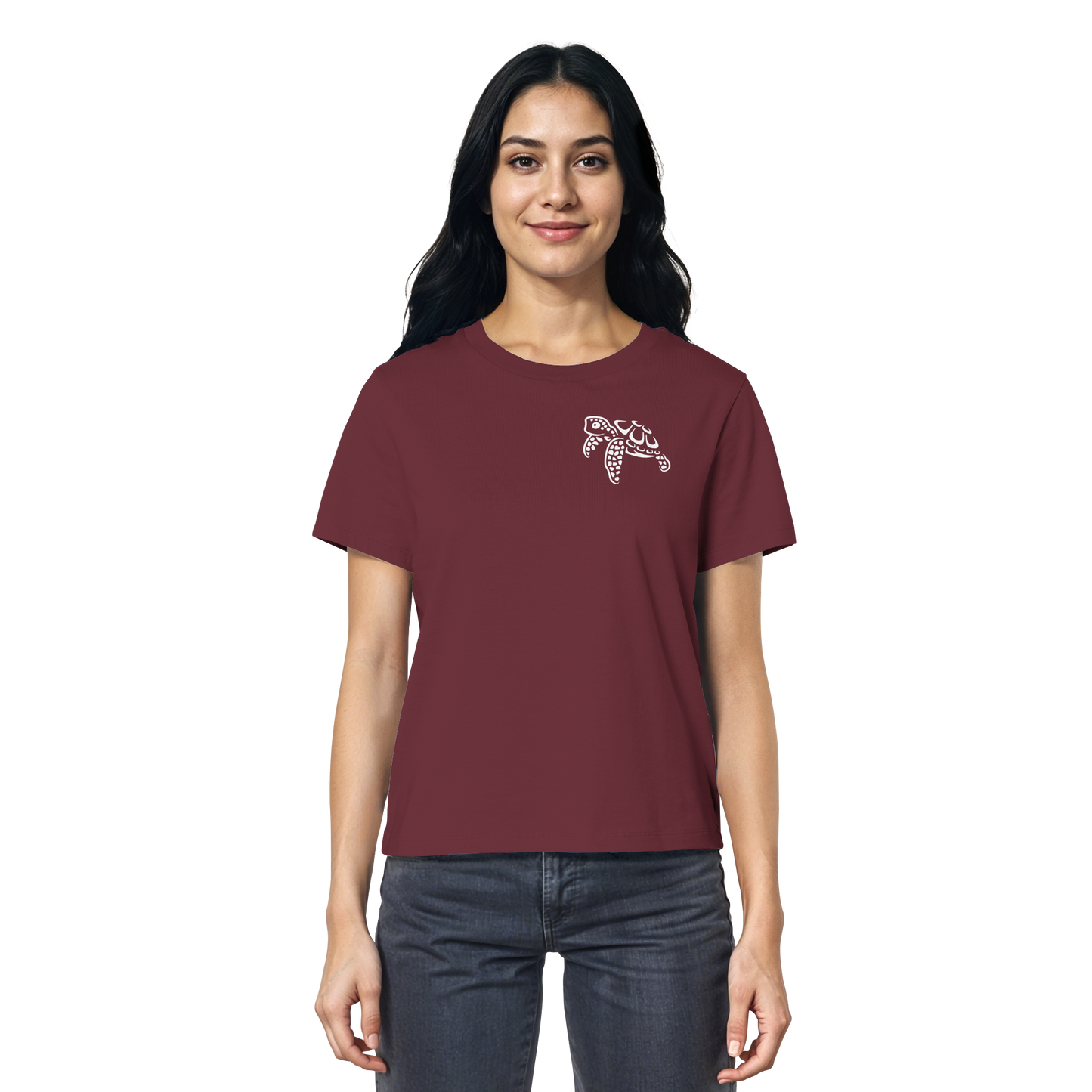 schwimmende Meeres-Schildkröte - Ladies Organic Shirt