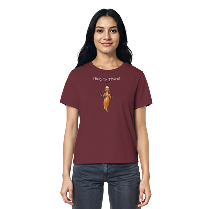 Hang In There | Lässiges Eichhörnchen - Ladies Organic Shirt