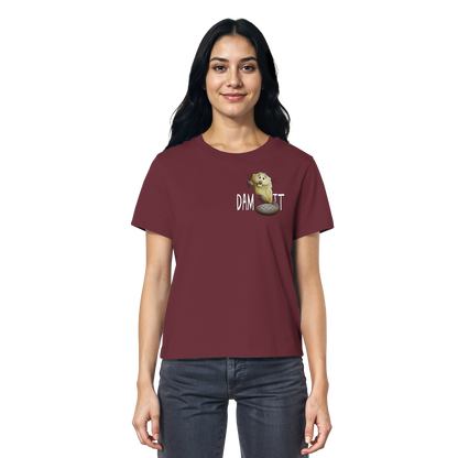 Dam It Verdammt Lustiger Biber - Ladies Organic Shirt